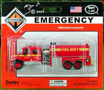 Die Cast Fire Dept Fire Truck by Boley HO Scale 187  