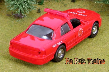 Die Cast Fire Department Police Series Car O Scale 143  